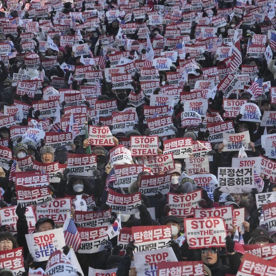 YouTube election fraud conspiracy theories fuel impeached South Korean president and his supporters